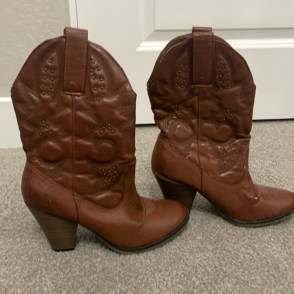 Brown “Cowboy” Boots